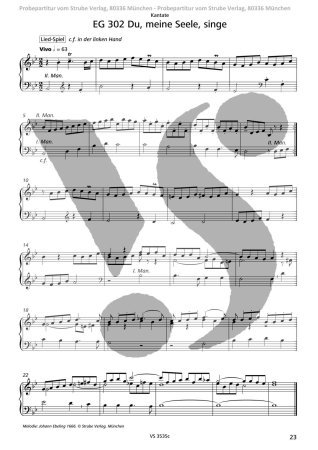 Preview: Du meine Seele singe